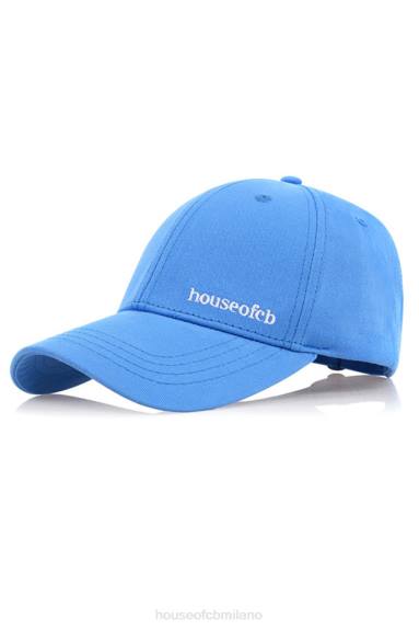 Accessori esso House of CB Cappello da baseball devon blu con fibbia sul retro X44T1060
