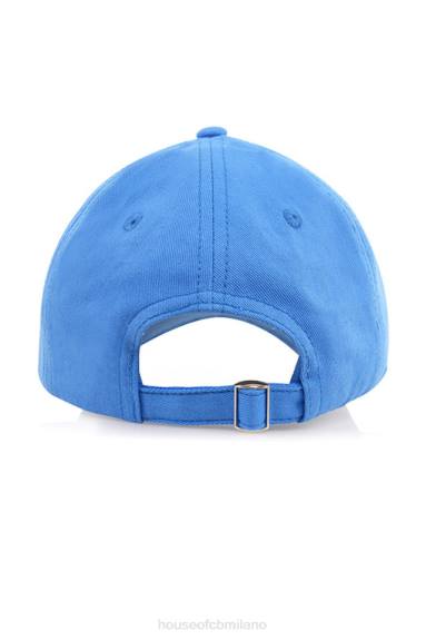 Accessori esso House of CB Cappello da baseball devon blu con fibbia sul retro X44T1060