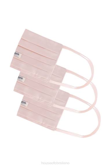 Accessori esso House of CB Maschere per il viso in raso blush - set da 3 X44T1255