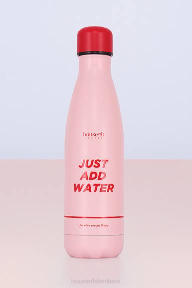 i regali esso House of CB bottiglia d'acqua in metallo rosa X44T1338