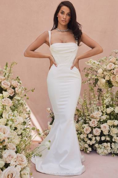 matrimoni esso House of CB Abito da sposa con corsetto a balconcino color avorio francoise - edizione limitata X44T1161