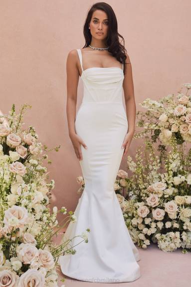 matrimoni esso House of CB Abito da sposa con corsetto a balconcino color avorio francoise - edizione limitata X44T1161