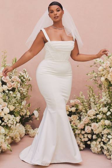 matrimoni esso House of CB Abito da sposa con corsetto a balconcino color avorio francoise - edizione limitata X44T1161