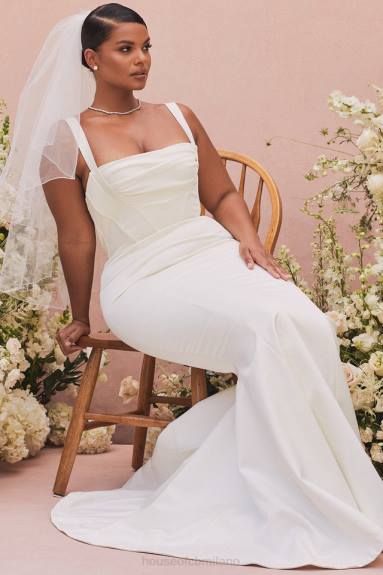 matrimoni esso House of CB Abito da sposa con corsetto a balconcino color avorio francoise - edizione limitata X44T1161