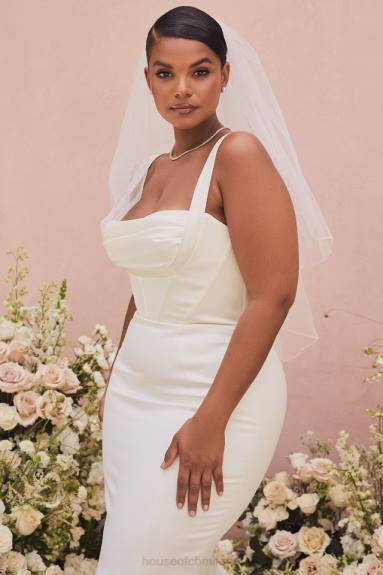 matrimoni esso House of CB Abito da sposa con corsetto a balconcino color avorio francoise - edizione limitata X44T1161