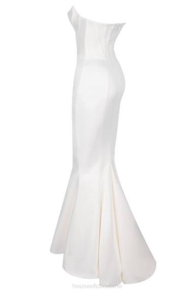 matrimoni esso House of CB Abito da sposa con corsetto senza spalline color avorio di Ines - edizione limitata X44T1156