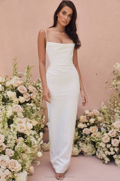 matrimoni esso House of CB Abito da sposa drappeggiato color avorio margaux - edizione limitata X44T1160