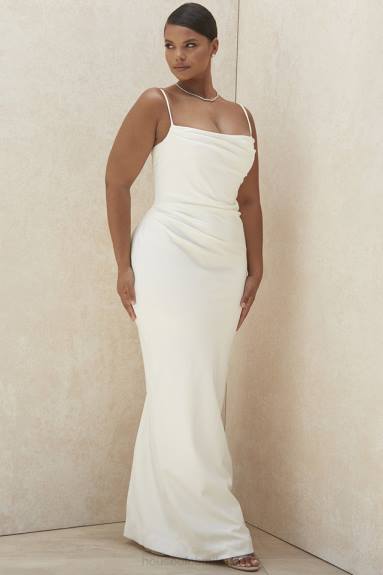 matrimoni esso House of CB Abito da sposa drappeggiato color avorio margaux - edizione limitata X44T1160