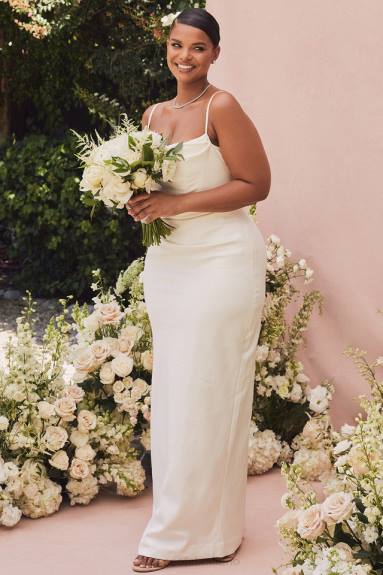 matrimoni esso House of CB Abito da sposa drappeggiato color avorio margaux - edizione limitata X44T1160