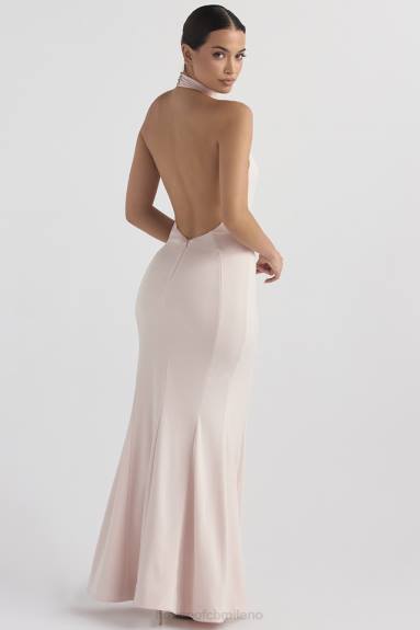 matrimoni esso House of CB Abito scollato color cipria di Juliette X44T1147