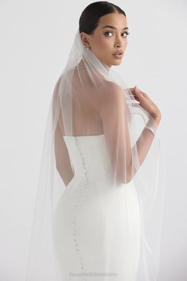 matrimoni esso House of CB Simone velo di tulle morbido bianco X44T1144