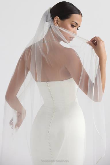 matrimoni esso House of CB Simone velo di tulle morbido bianco X44T1144