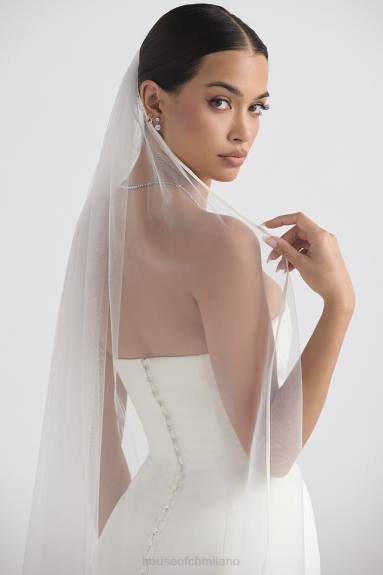 matrimoni esso House of CB Simone velo di tulle morbido bianco X44T1144