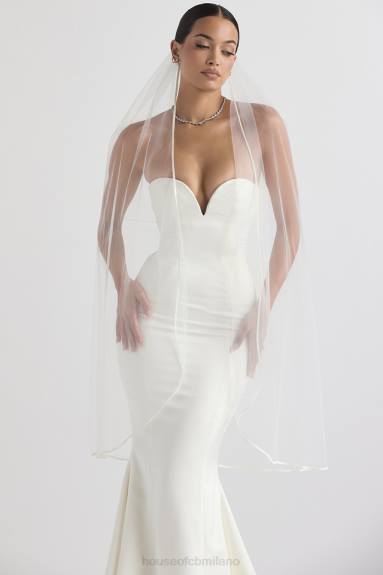 matrimoni esso House of CB Simone velo di tulle morbido bianco X44T1144