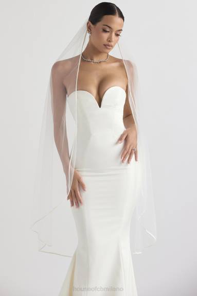 matrimoni esso House of CB Simone velo di tulle morbido bianco X44T1144
