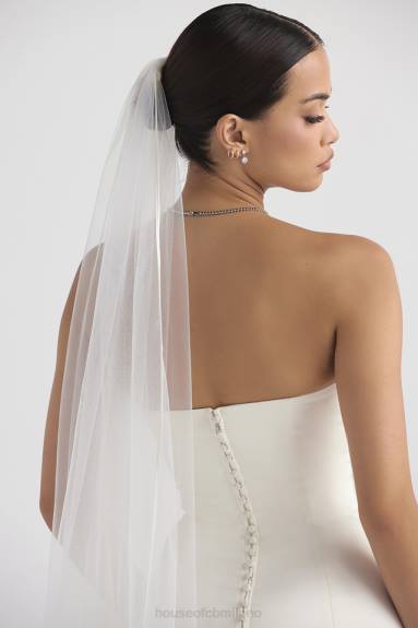 matrimoni esso House of CB Simone velo di tulle morbido bianco X44T1144