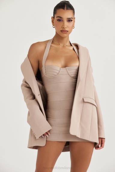 vestiario esso House of CB Blazer oversize Marta Latte X44T1043