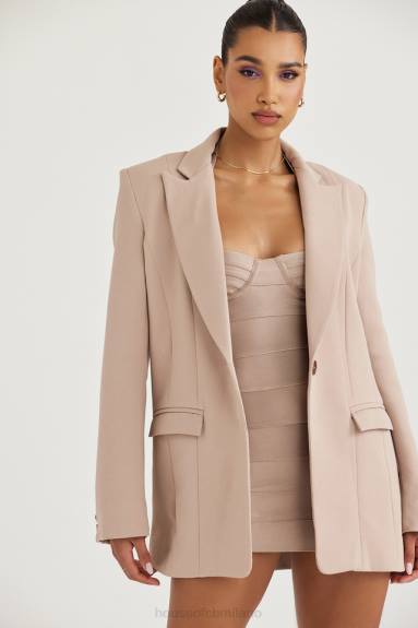 vestiario esso House of CB Blazer oversize Marta Latte X44T1043