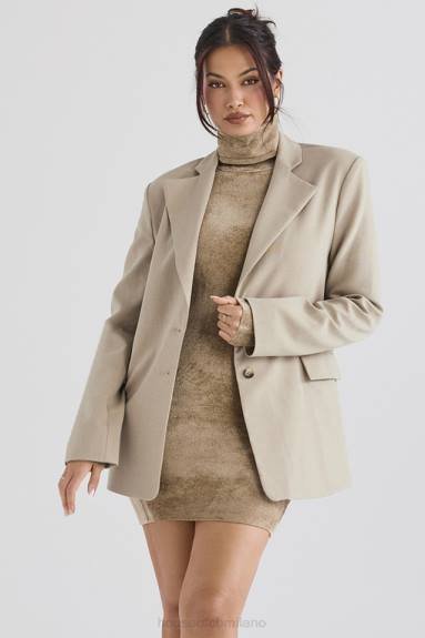 vestiario esso House of CB blazer oversize in visone aline X44T1034