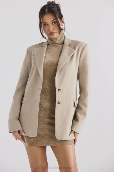 vestiario esso House of CB blazer oversize in visone aline X44T1034