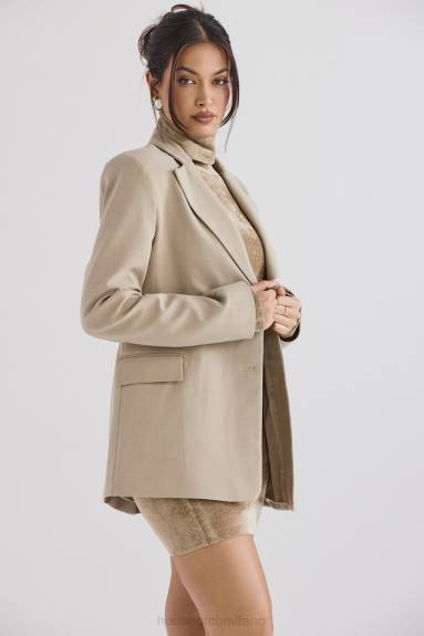 vestiario esso House of CB blazer oversize in visone aline X44T1034