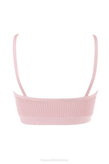 vestiario esso House of CB Bralette con fasciatura arrossata evie X44T762