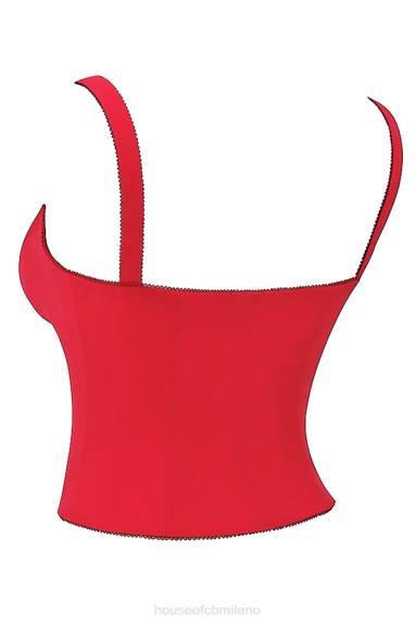 vestiario esso House of CB corsetto Pia Cherry X44T23