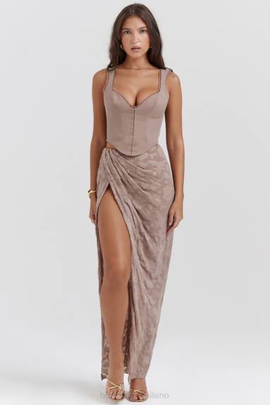 vestiario esso House of CB corsetto con finiture in pizzo a forma di fungo Robyn X44T9