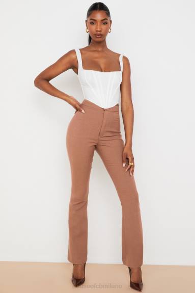vestiario esso House of CB corsetto in rete bianca ninetta X44T89