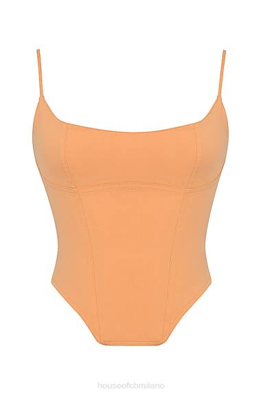vestiario esso House of CB corsetto scultoreo flavia mandarino X44T18