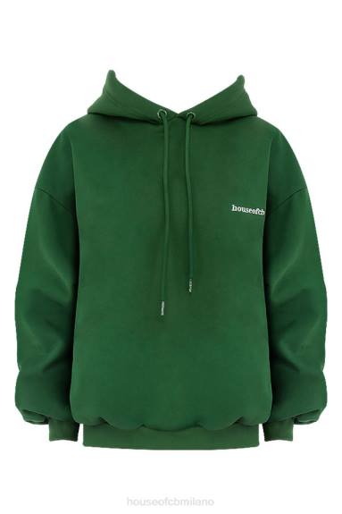 vestiario esso House of CB Felpa con cappuccio oversize verde alone X44T794