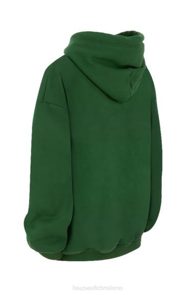 vestiario esso House of CB Felpa con cappuccio oversize verde alone X44T794