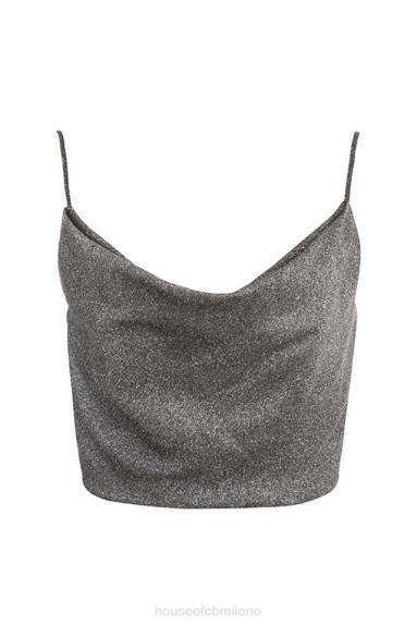 vestiario esso House of CB top corto Julia argento X44T774