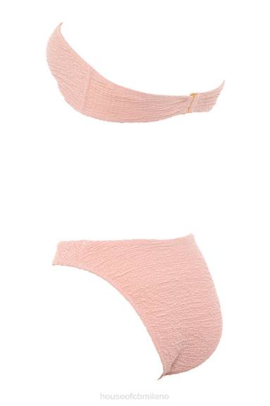 vestiario esso House of CB bikini a fascia antillia cipria X44T1248