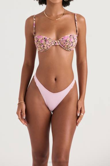 vestiario esso House of CB Slip bikini con volant Delphi Blossom X44T1206