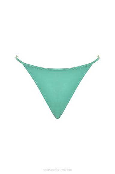 vestiario esso House of CB Slip bikini perizoma Costa Azzurra in eucalipto X44T1173