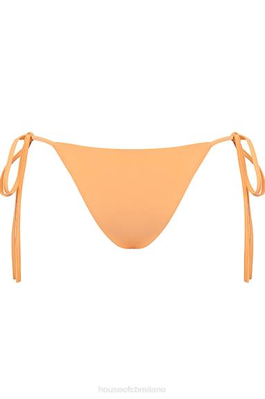 vestiario esso House of CB Slip bikini santorini arancione chiaro con laccetti laterali X44T1184