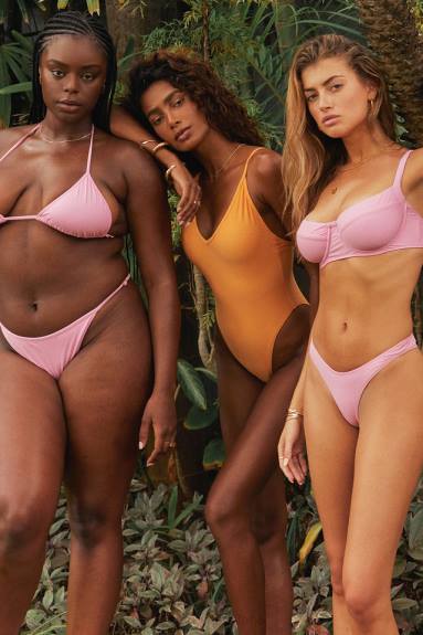 vestiario esso House of CB Top bikini con ferretto Lourdes Blossom X44T1181