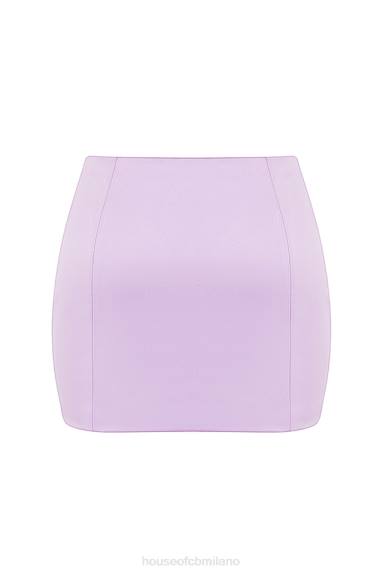 vestiario esso House of CB Minigonna in raso Elodie Orchid X44T932