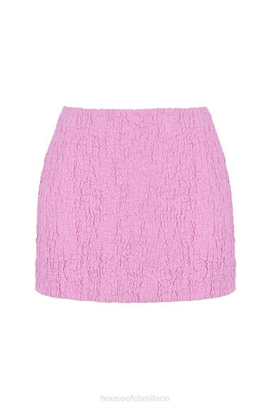 vestiario esso House of CB minigonna rosa angelo X44T903