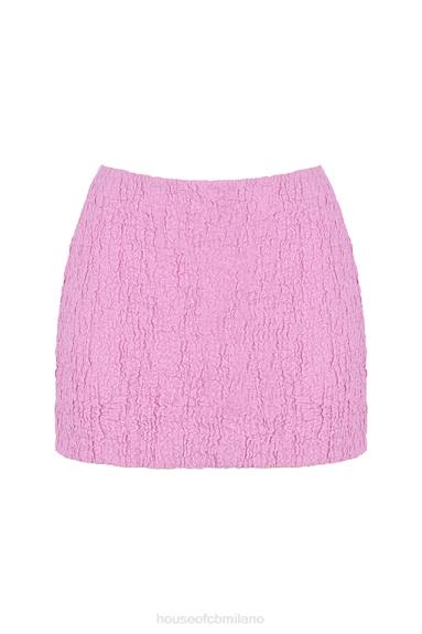vestiario esso House of CB minigonna rosa angelo X44T903