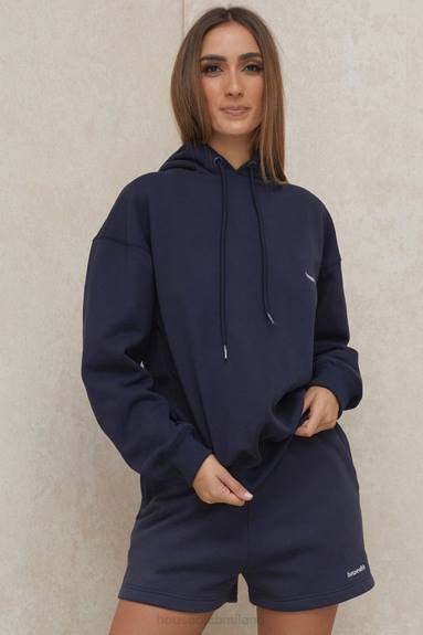 vestiario esso House of CB pantaloncini sportivi Auden in jersey blu scuro X44T994