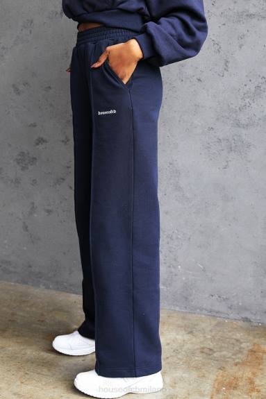 vestiario esso House of CB Pantaloni da jogging con retro in pile blu cielo X44T1007