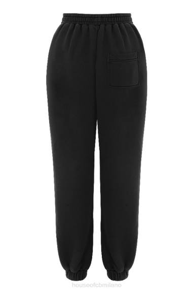 vestiario esso House of CB Pantaloni da jogging con retro in pile color inchiostro cielo X44T978