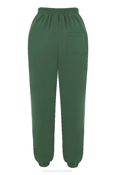 vestiario esso House of CB Pantaloni da jogging con retro in pile sky moss X44T946
