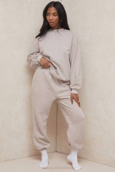 vestiario esso House of CB Pantaloni da jogging con retro in pile sky stone X44T1000