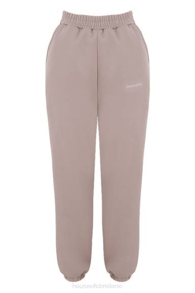 vestiario esso House of CB Pantaloni da jogging con retro in pile sky stone X44T1000