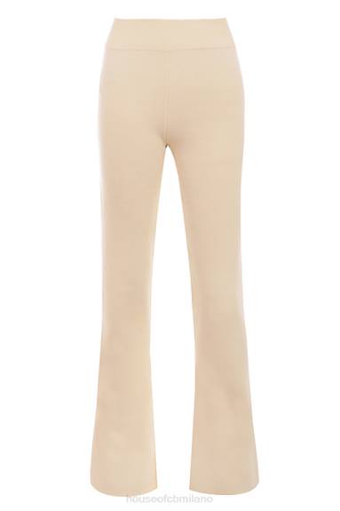 vestiario esso House of CB Pantaloni in misto cashmere panna nereida X44T828