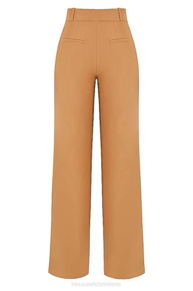 vestiario esso House of CB Pantaloni sartoriali rilassati Cameron Caramello X44T907