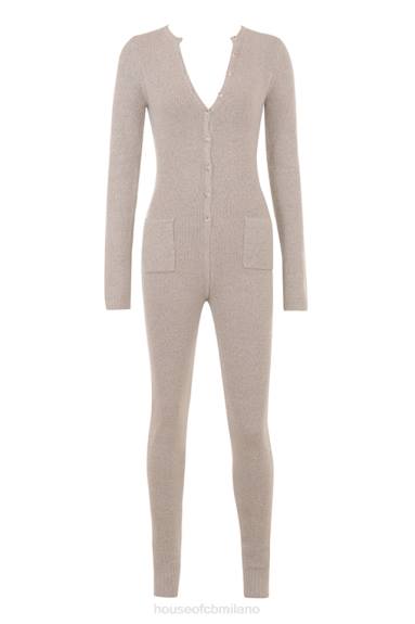 vestiario esso House of CB tuta loungewear tiggy color opale marl X44T1056
